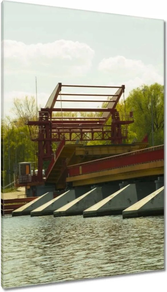 Vászonkép 80x120 Felvonóhíd Bicskén