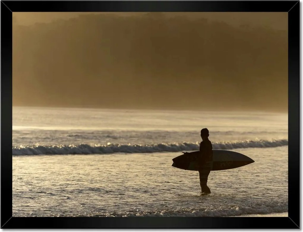 Poszterek keretben 40x30 Szörfös playa venao