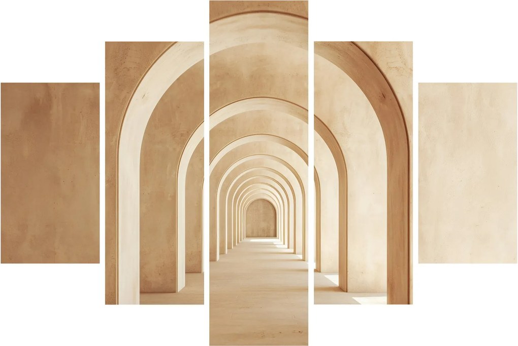 Kép - Bézs átjáró (150x105 cm)