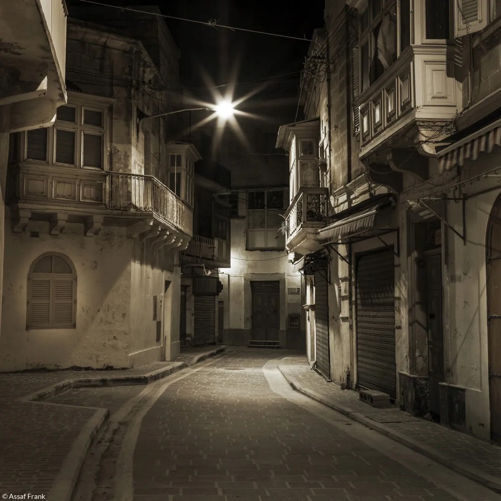 Poszter 20x20cm Victoria szűk utcái, Assaf Frank