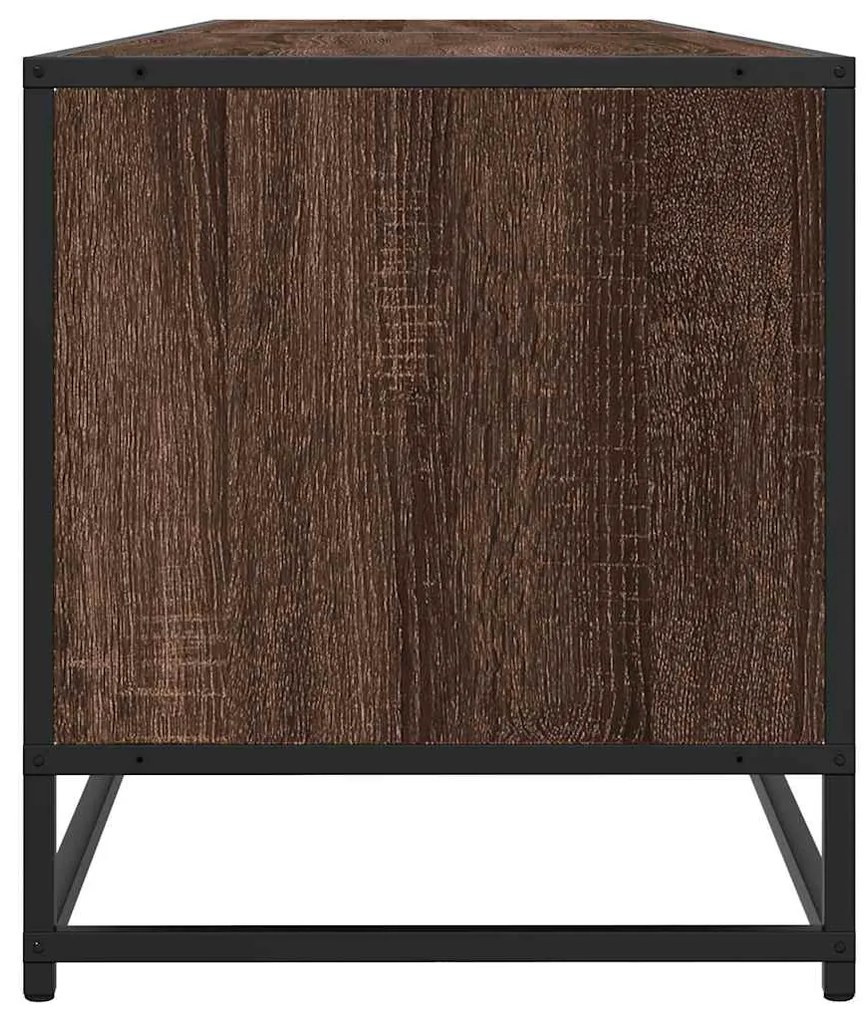 barna tölgy színű szerelt fa TV-szekrény 180,5 x 40 x 46 cm