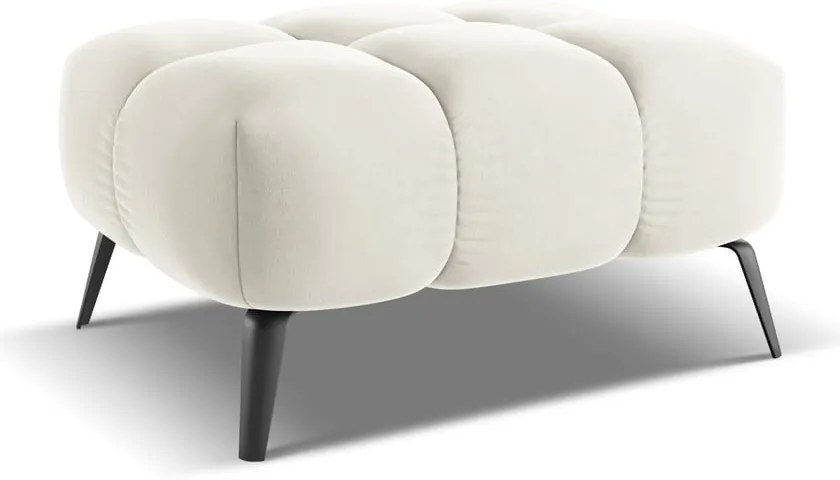 Fehér bársony lábtartó Nalu – Makamii