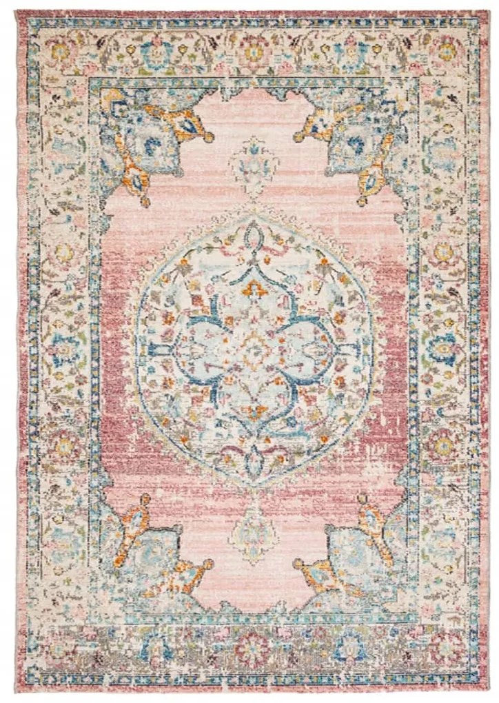 ARBIZU többszínű vintage stílusú bel-/kültéri szőnyeg 160x230cm