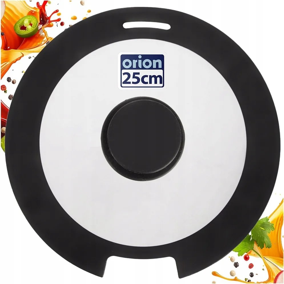 Szilikon Üveg Fedő edényekhez serpenyő univerzális 24 25cm