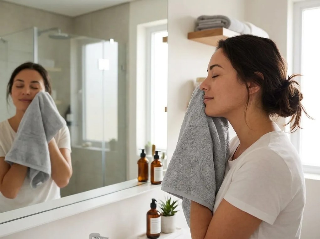 Törölköző NORIELLE 50x90 cm világosszürke, 100% pamut