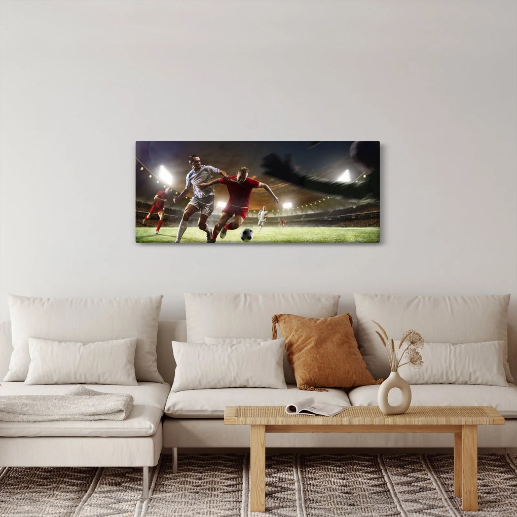 Kép - Labdarúgók akcióban (120x50 cm)