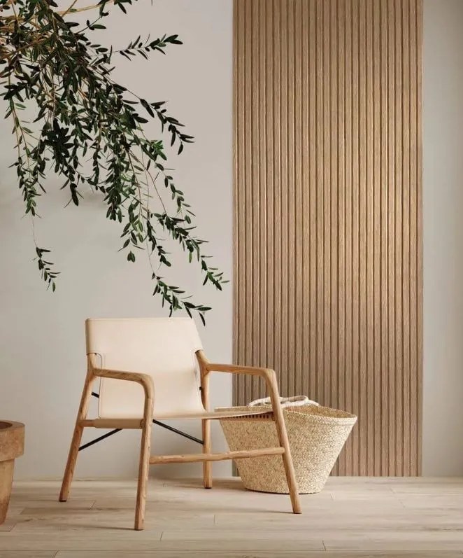 LAMELIO OLMO Aranytölgy lamella falpanel 270 × 12,2 cm