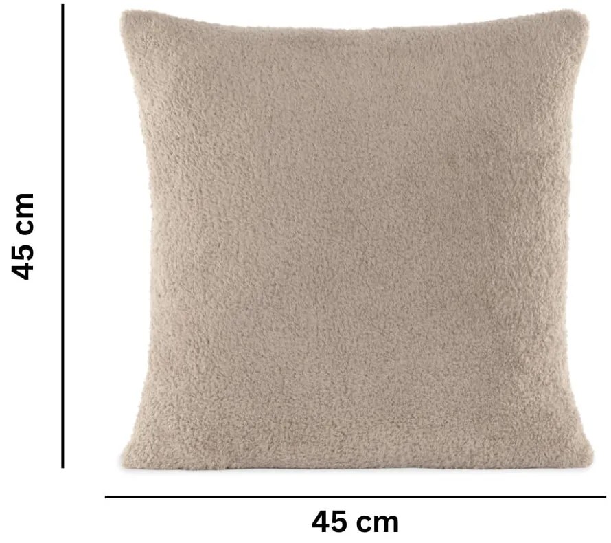 Mikroplüss díszpárna 45x45 cm Cocoon – Tiseco Home Studio
