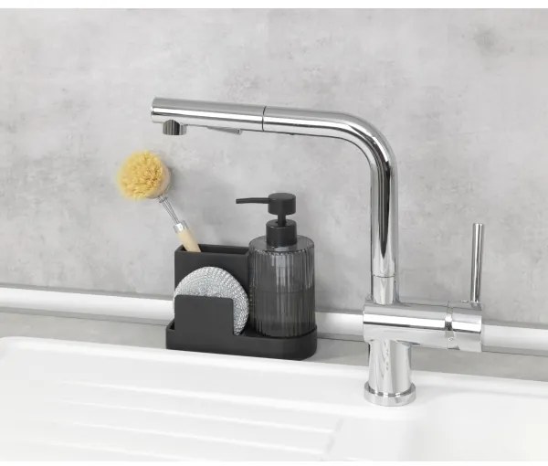 WENKO 54654100 - PINA rendszerező 16x17 cm fekete