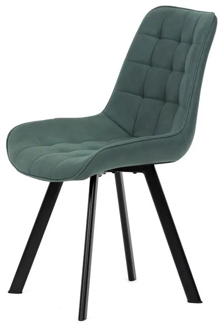Zöld Vintage Szövet Étkezőszék. – HC-V3066