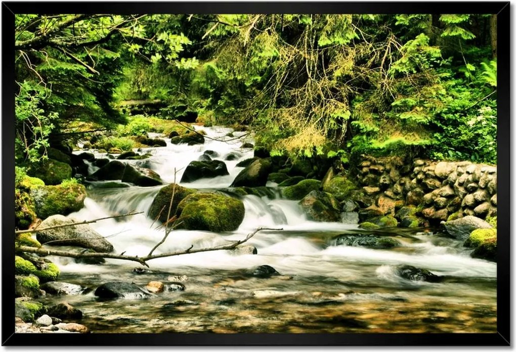 Poszterek keretben 60x40 Folyó a Tátrában