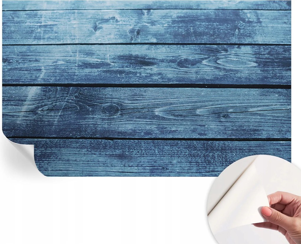 Mosható öntapadós fotótapéta étkezőbe Rusztikus padló 416x254 cm