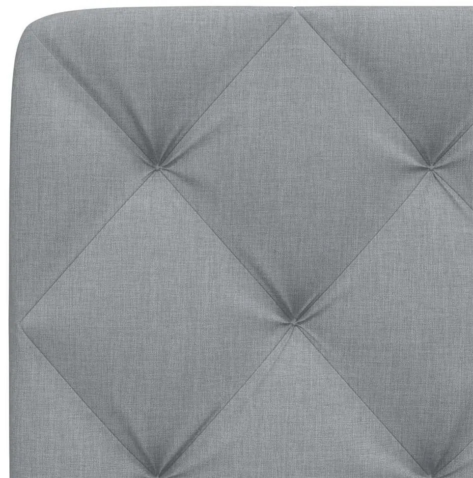 világosszürke szövet fejtámla párna 90 cm