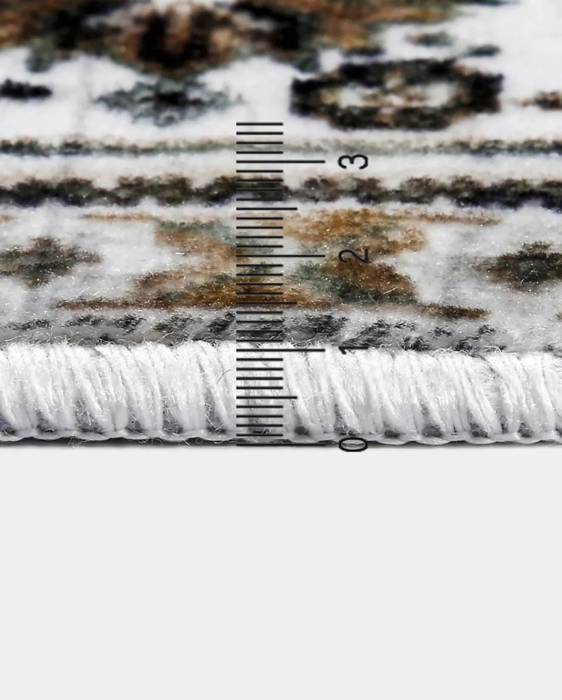 Carpetum bézs színű, barna mintás szőnyeg 135x195