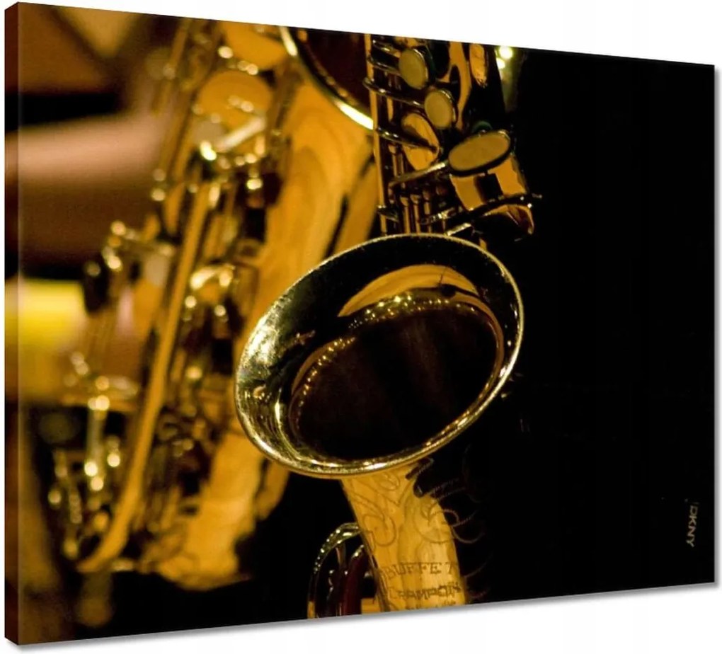 Vászonkép 50x40 Szaxofon