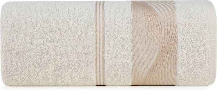 Fürdőlepedő Eurofirany 50x90cm pamut krémszínű