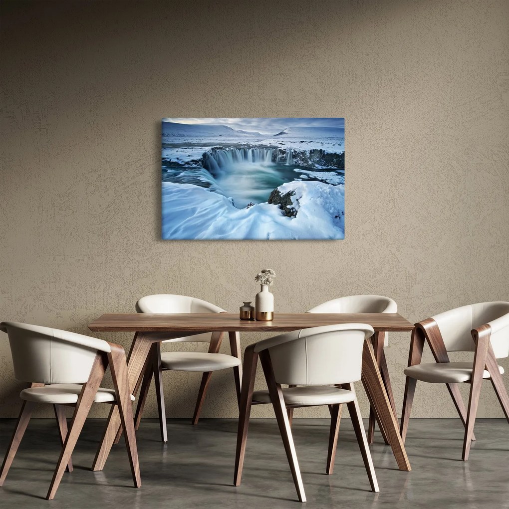 Kép - Istenek vízesése, Izland (90x60 cm)