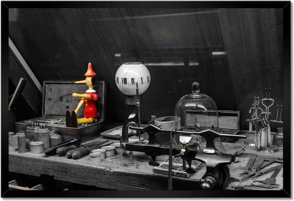 Poszterek keretben 60x40 Pinokkió