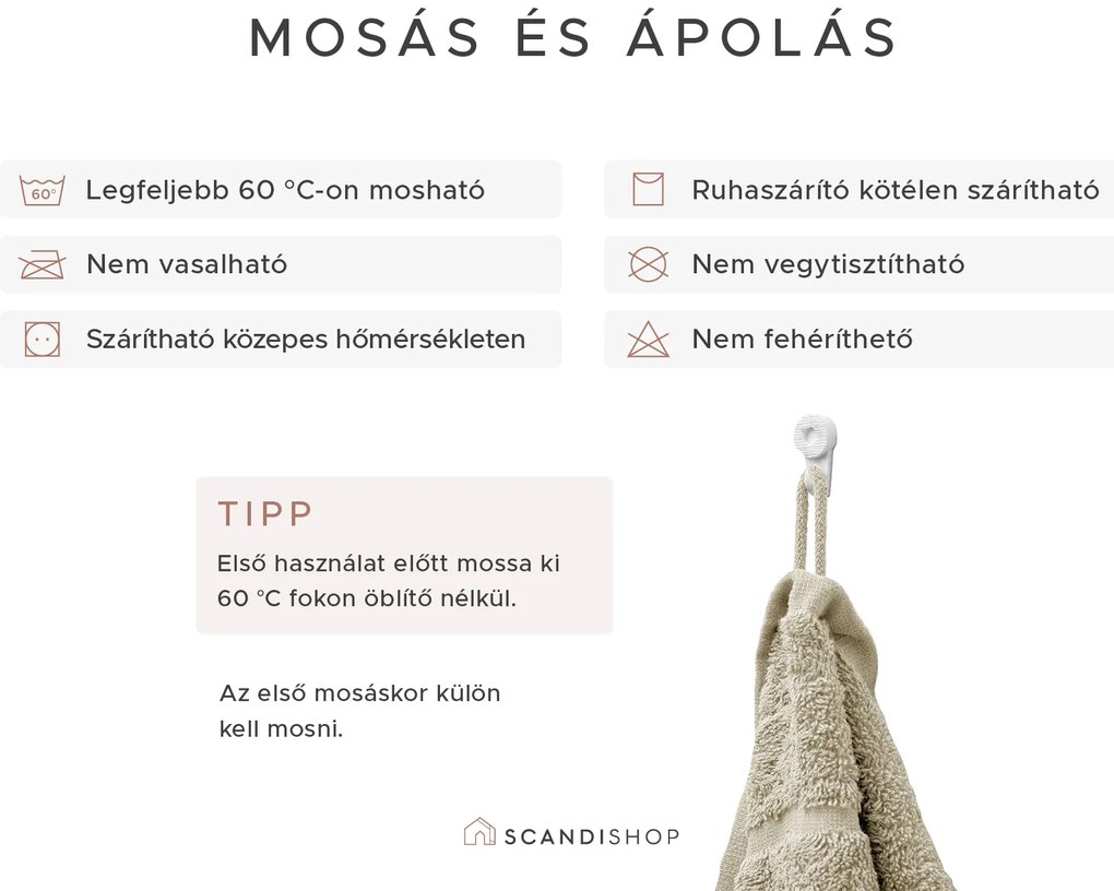 Comfort Maxi 100x200 cm krém fürdőlepedő, 100% pamut
