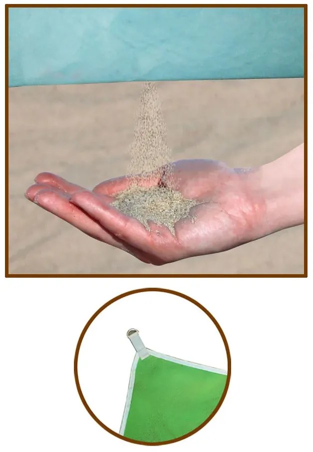 AFF Strandpléd - 200x200 cm - kék