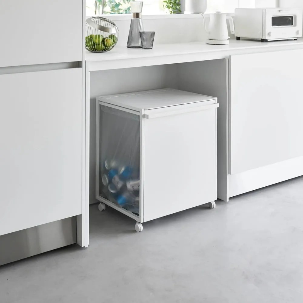 Fehér fém szelektív szemetes Tower – YAMAZAKI