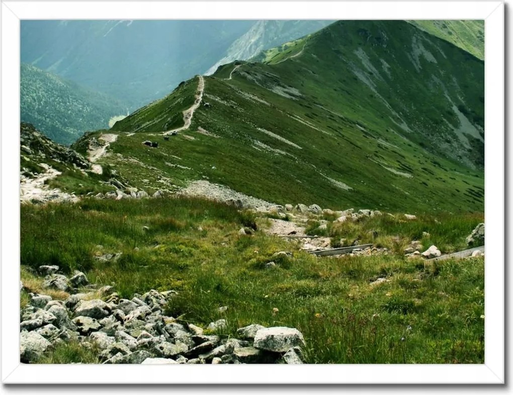 Poszterek keretben 40x30 Tátra Lengyel hegyek Kilátás