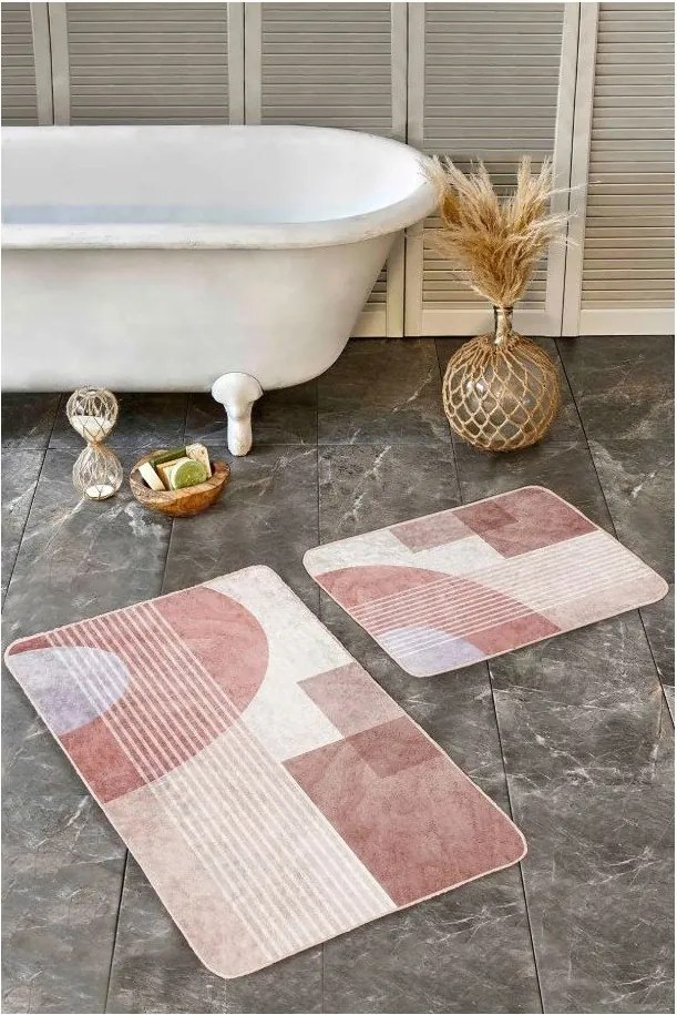 Bársony fürdőszobai kilépő szett 2 db-os 60x100 cm – Mila Home