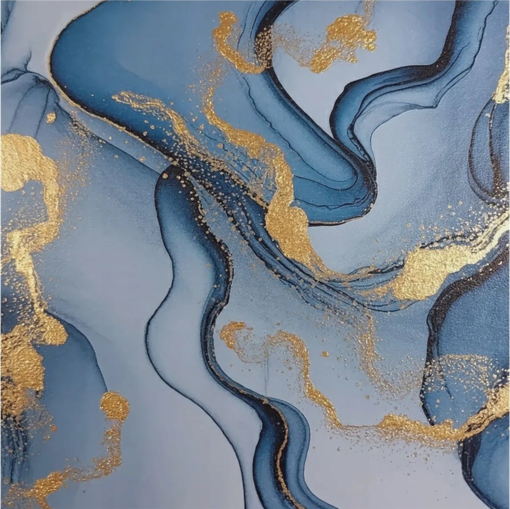 Fotótapéta Flizelina Nappali és Hálószoba Irodába Kék hullámok 250x250