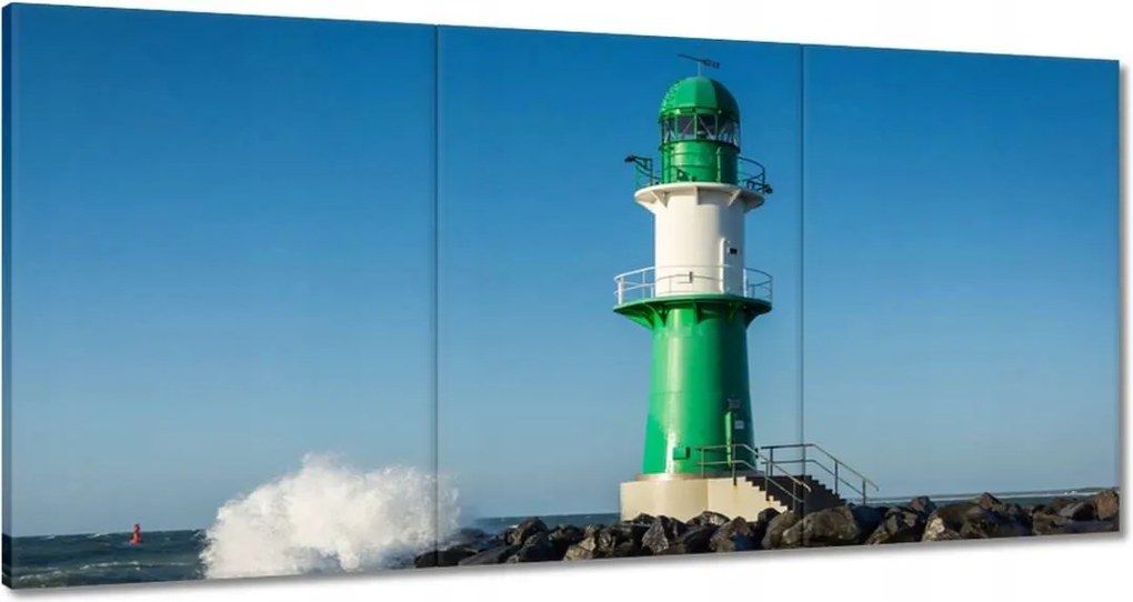 Vászonkép 180x90 Világítótorony Tenger