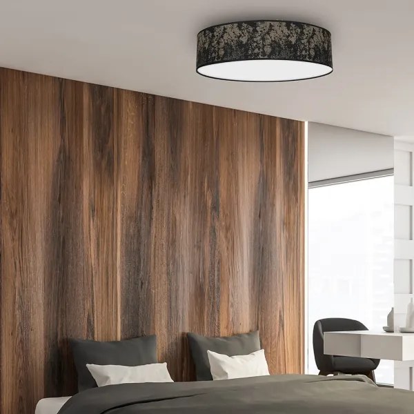 Mennyezeti lámpa SATINO 3xE27/60W/230V fekete/arany