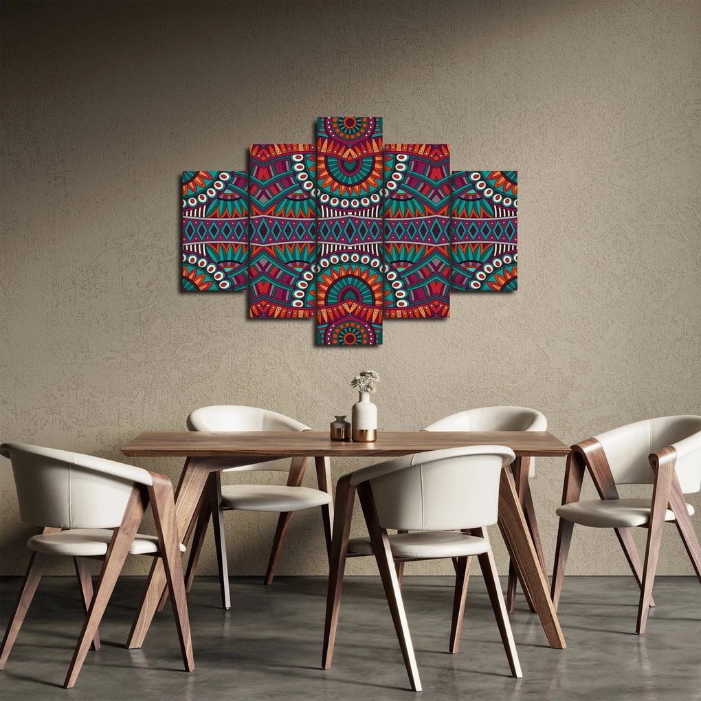 A díszítő absztrakció képe (150x105 cm)