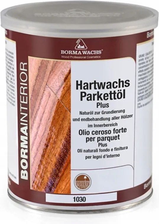 Olajfesték fapadlókhoz Borma Wachs Hardwax Parquet Oil Plus 1030 1