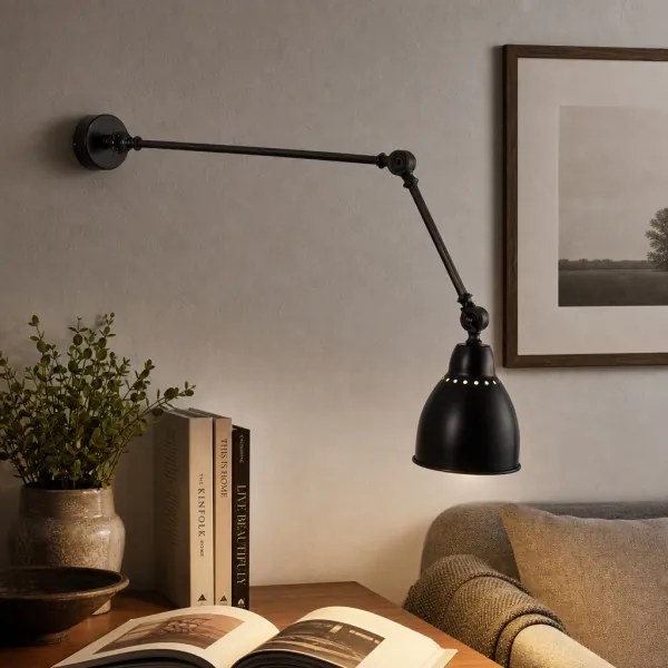 Brilagi - Fali lámpa QUILL 1xE27/40W/230V 83 cm fekete