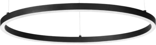 Ideal Lux - LED Dimmelhető csillár zsinóron ORACLE S LED/28W/230V 4000K átm. 50 cm fekete