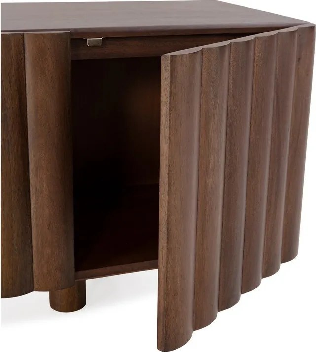 Barna mangófa TV-állvány 160x55x40 cm Tamira – MOME