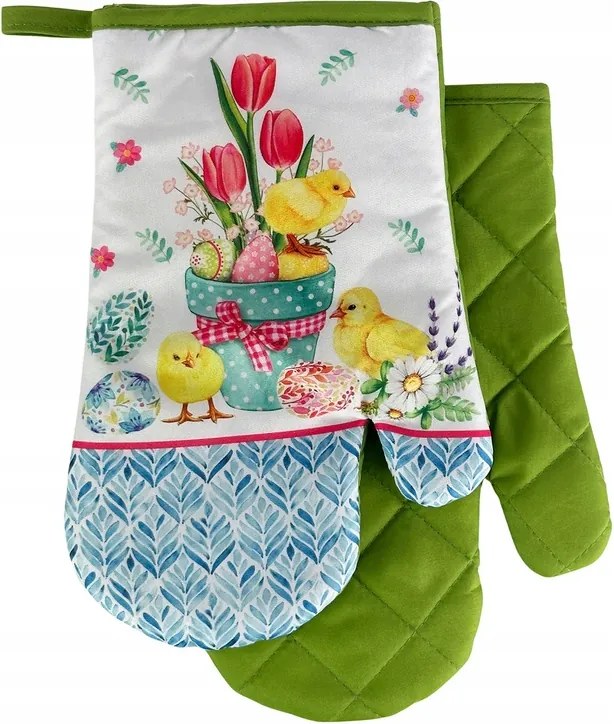 Euromat Konyhai kesztyű felakasztható fogantyúval 2db Húsvéti húsvéti