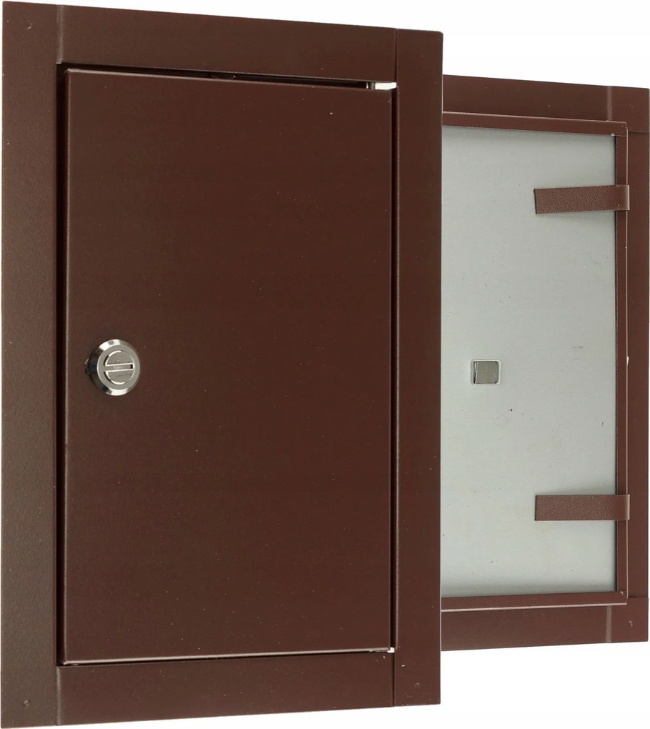 Revíziós Kéményajtó Betéttel 15x30 Barna