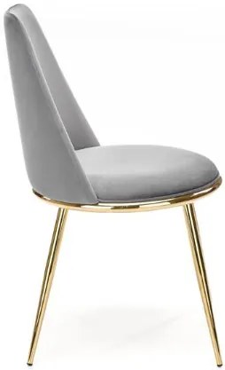 K-460 étkezőszék szürke arany