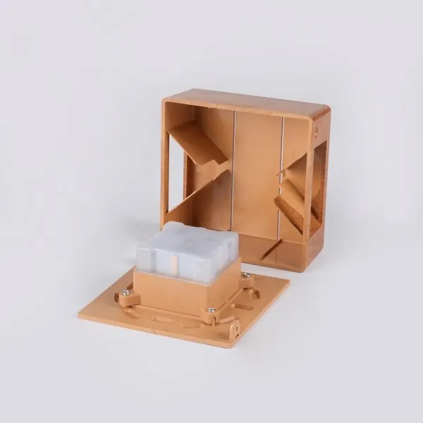 Brilagi - LED kültéri fali lámpatest DOUBLERAY LINE LED/6W/230V fa hatású IP54