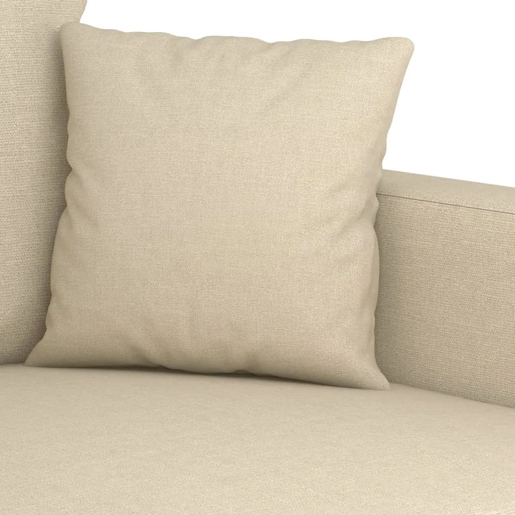 krémszínű szövet kanapéfotel 60 cm