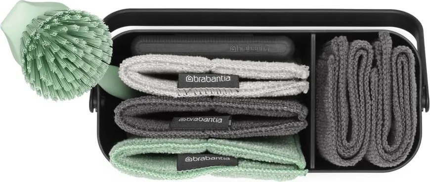 Sötétszürke újrahasznosított műanyag mosogató szett SinkSide – Brabantia