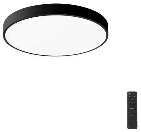Brilagi - dimmelhető LED lámpatest POOL LED/60W/230V 3000-6000K átmérő 60 cm fekete + távirányítóval
