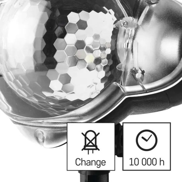 LED Karácsonyi kültéri projektor LED/4W/230V IP44 fehér