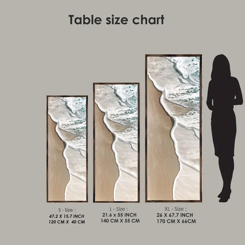 LONG022-S/120-40 keretezett MDF falikép, 40 x 120 cm