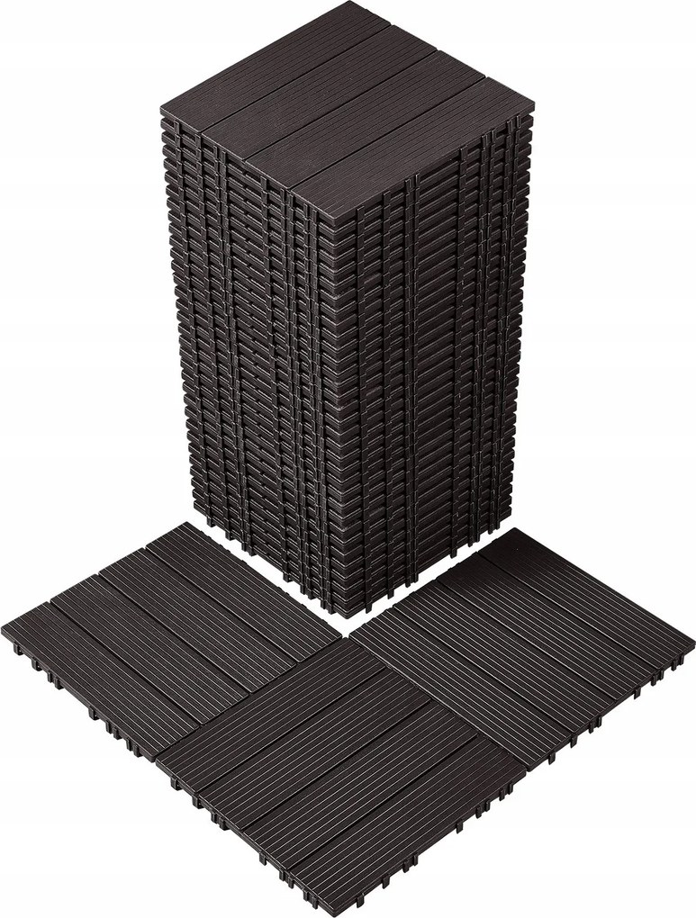 Teraszpadló Kompozit Padló Teraszhoz Barna 36 db