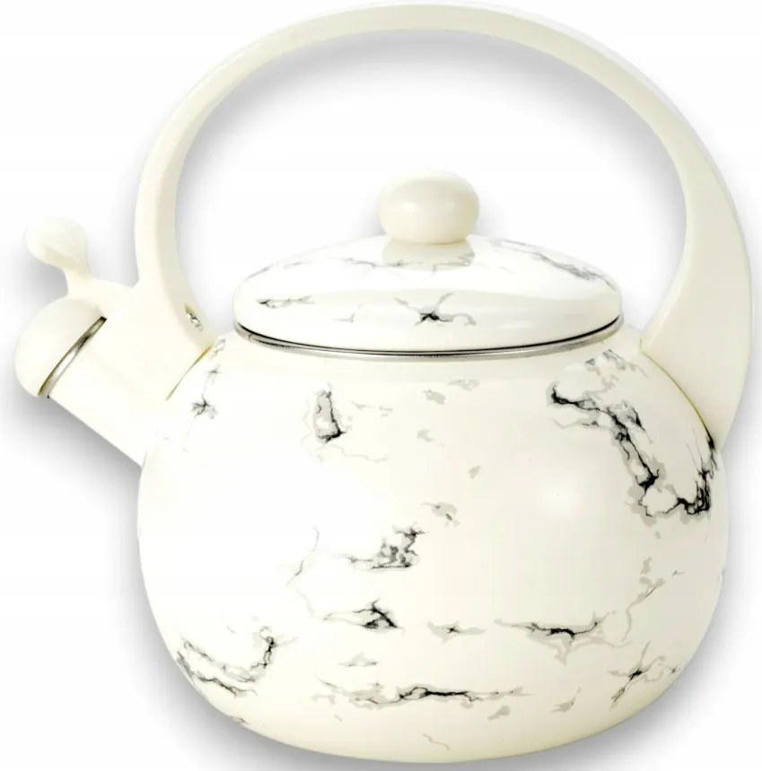 Zománcozott Vízforraló Mintás Virágok 2.2L Klasszikus Indukciós Gáz Masterpan