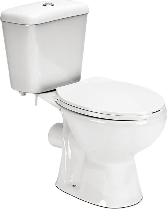Hátsó kifolyású monoblokkos WC – Cleano WC soft close ülőkével