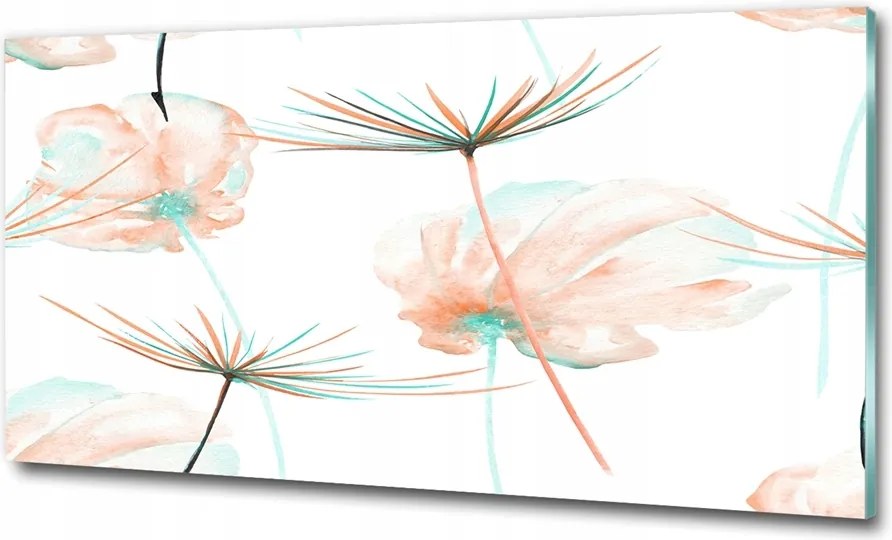 Fotótapéta üvegfalra Tavaszi virágok 100x70