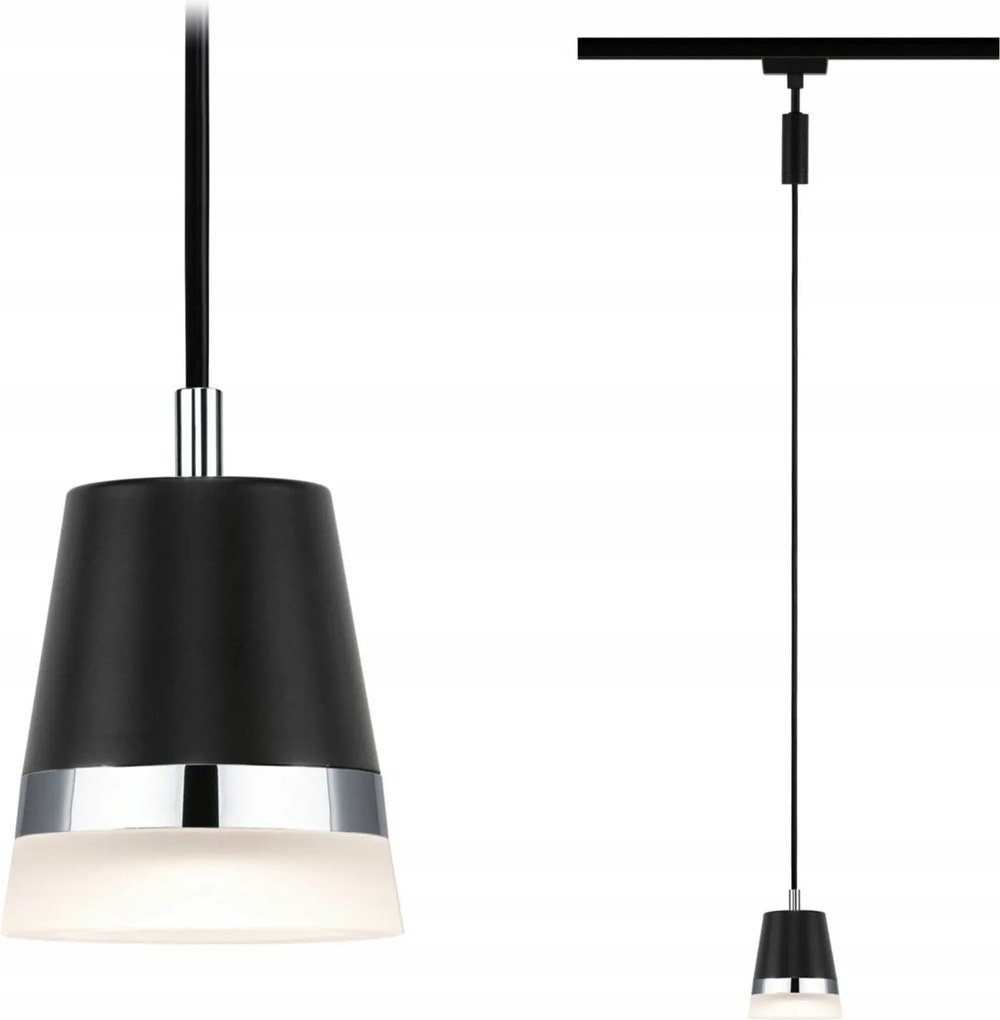 Paulmann URail függeszték kúp GU10 max. 10W 230V matt fekete