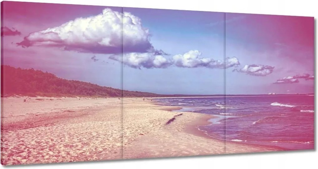 Vászonkép 180x90 Tengerpart a Balti-tengeren